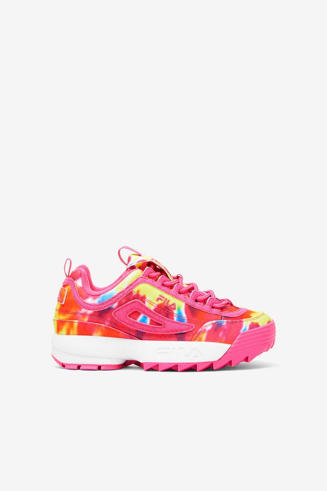 Fila Sneakers Disruptor 2 Tie Dye Kids Pink - India CRP-654189